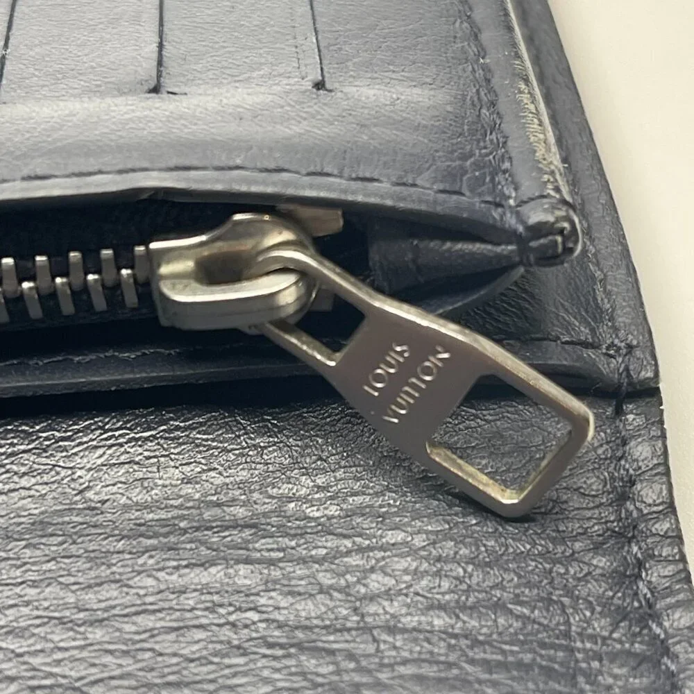 LOUIS VUITTON Damier Infini Portefeuille Bifold Wallet - Black - Preowned